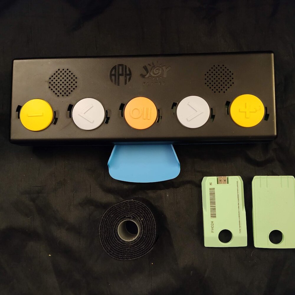 APH Joy Player – Digital Audiobook Switch Player For Vision Impaired - w/ 2 Cart